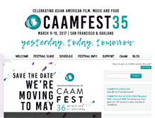 Tablet Screenshot of caamfest.com